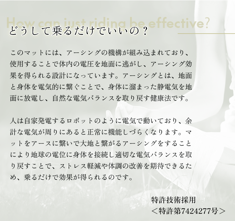 どうして乗るだけでいいの？